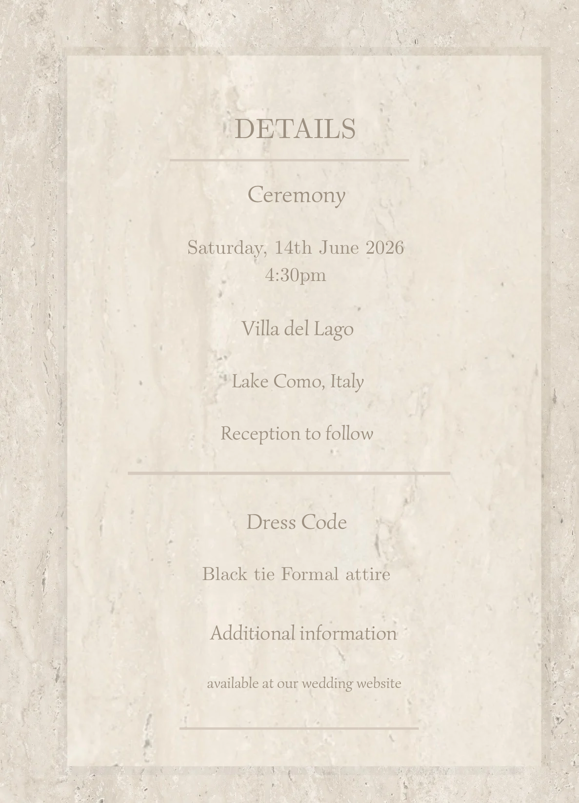 The Maison Wedding Suite