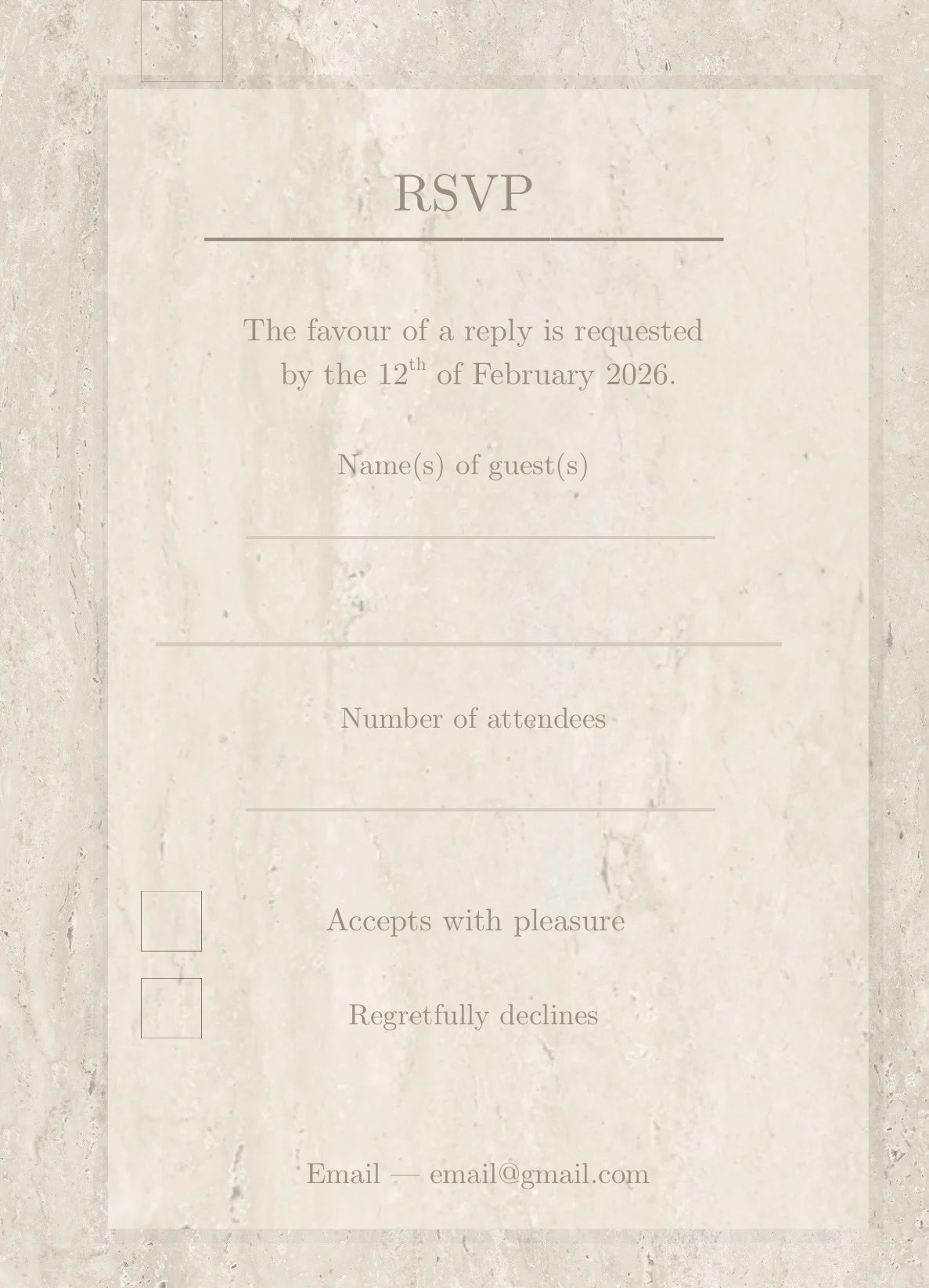 The Maison Wedding Suite